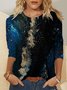Vacation Slim Fit Printed Sweatshirt &pullover
