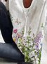Loose V Neck Casual Auto-Clearance