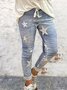 Tight Casual Star Denim&jeans
