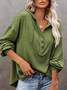 Solid Loose Casual Top