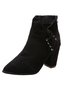 Casual Simple Stitching Zipper Boots