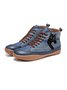 Casual Personality Black Cat Striped Ankle Ankle Boots
