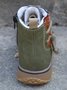 Casual Stitching Lace-up Zipper Snow Snow Snow Boots