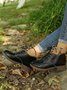 Casual Simple Plain Upgraded Martin Combat Combat Boots