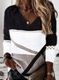 Striped Casual V Neck Hoodies & Sweatshirt
