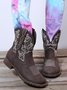 Retro Ethnic Embroidered Cowboy Cowboy Boot