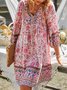 Boho Loose V Neck Shorts