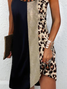 Leopard Crew Neck Loose Shorts