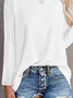 Crew Neck Casual Jersey Plain T-shirt