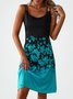 Spaghetti Floral Boho Shorts