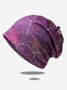 Women Casual All Season Leaf Printing Wicking Commuting Best Sell Polyester Cotton Turban Hat