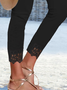 Jersey Regular Fit Casual Leggings