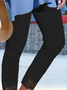 Jersey Regular Fit Casual Leggings