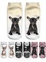Casual Dog Print Knit Socks