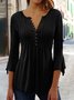 Regular Fit Casual Crew Neck Top