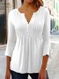 Regular Fit Casual Crew Neck Top