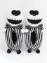 Striped Winter Party Split Joint Party Fabric Fabric Hot List Toe-covered Slippers Living Room Slippers for Women
