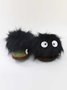 Women Autumn Party Halloween Party Closed Toe Plus Size Slip On Warmth Toe-covered Slippers Living Room Slippers