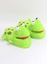 Striped Winter Party Split Joint Party Fabric Fabric Hot List Toe-covered Slippers Living Room Slippers for Women