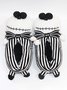 Striped Winter Party Split Joint Party Fabric Fabric Hot List Toe-covered Slippers Living Room Slippers for Women