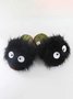 Women Autumn Party Halloween Party Closed Toe Plus Size Slip On Warmth Toe-covered Slippers Living Room Slippers