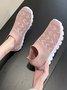 Geometric Lightweight Soft Sole Non-Slip Flyknit Sneakers