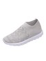 Geometric Lightweight Soft Sole Non-Slip Flyknit Sneakers