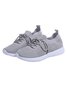 Plain Color Simple Casual Soft Flyknit Sneakers