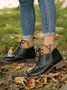 Casual Simple Plain Upgraded Martin Combat Combat Boots