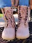 Glitter Leopard Contrast Panel Duck Bill Rain Boots