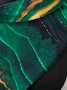 3D Pattern Green Stone Texture Triangle Scarf Autumn Winter Daily Matching