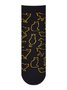 Casual Simple Black Cat Pattern Socks