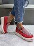Rhinestone Side Zip Platform Shoes