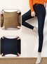 Tight Casual High Elasticity Fleece Thermal Jeans