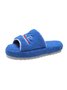 Alphabet NICE Embroidered Furry Slippers