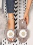 Daisy Furry Home Slippers One Size Small