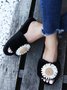 Daisy Furry Home Slippers One Size Small