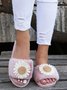 Daisy Furry Home Slippers One Size Small