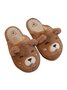 Cartoon Bear Shape Non-slip Warm Home Slippers