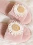 Daisy Furry Home Slippers One Size Small