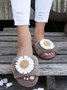Daisy Furry Home Slippers One Size Small