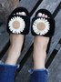 Daisy Furry Home Slippers One Size Small