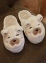 Cartoon Bear Shape Non-slip Warm Home Slippers