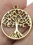 DIY Tree of Life Pattern Pendants Bracelets Necklaces Jewelry Accessories Thanksgiving Christmas Gifts