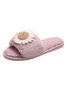 Daisy Furry Home Slippers One Size Small