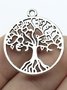 DIY Tree of Life Pattern Pendants Bracelets Necklaces Jewelry Accessories Thanksgiving Christmas Gifts