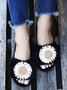 Daisy Furry Home Slippers One Size Small