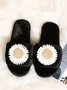 Daisy Furry Home Slippers One Size Small