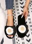 Daisy Furry Home Slippers One Size Small