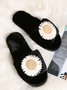 Daisy Furry Home Slippers One Size Small